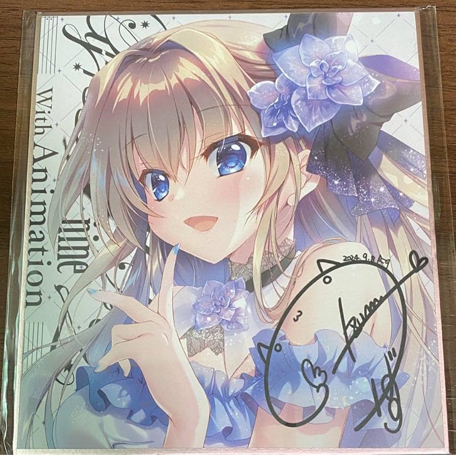 9-nine- コンサート2 入場特典 九條都 色紙 ぱれっと